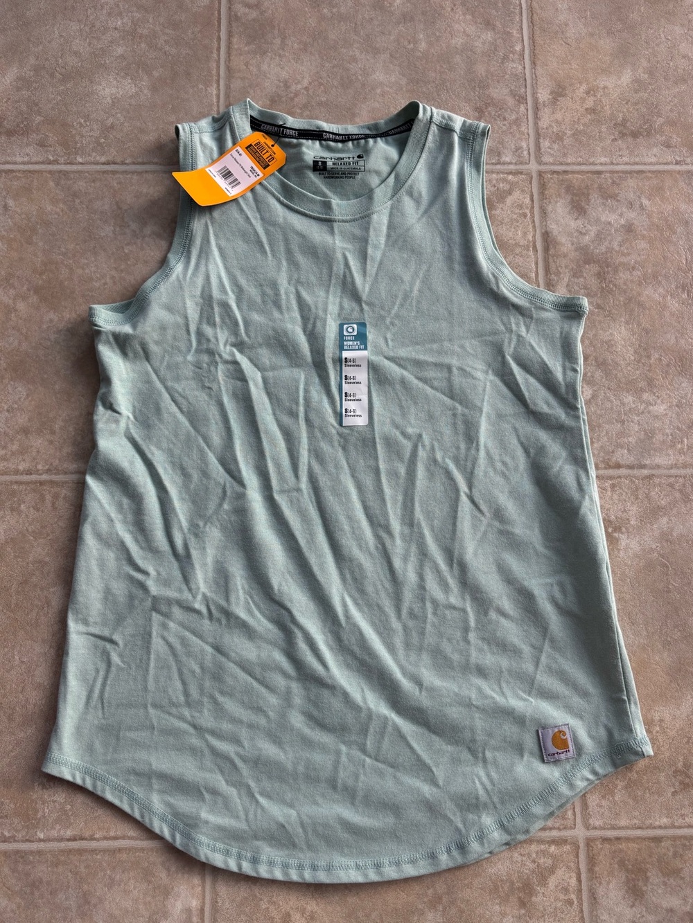 Carhartt Relaxed Fit Sage Green Tank